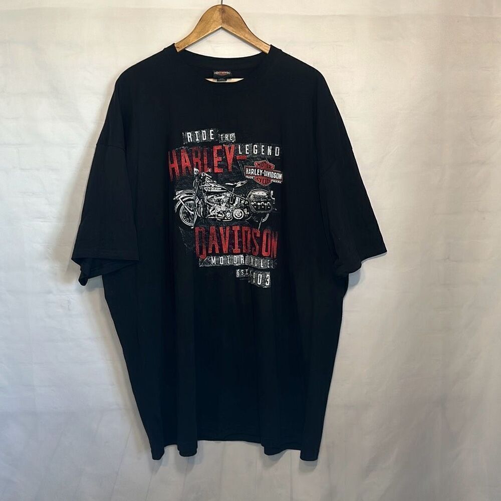 Harley Davidson Mens Black‎ Short Sleeve Tshirt size XXXL Savannah Georgia